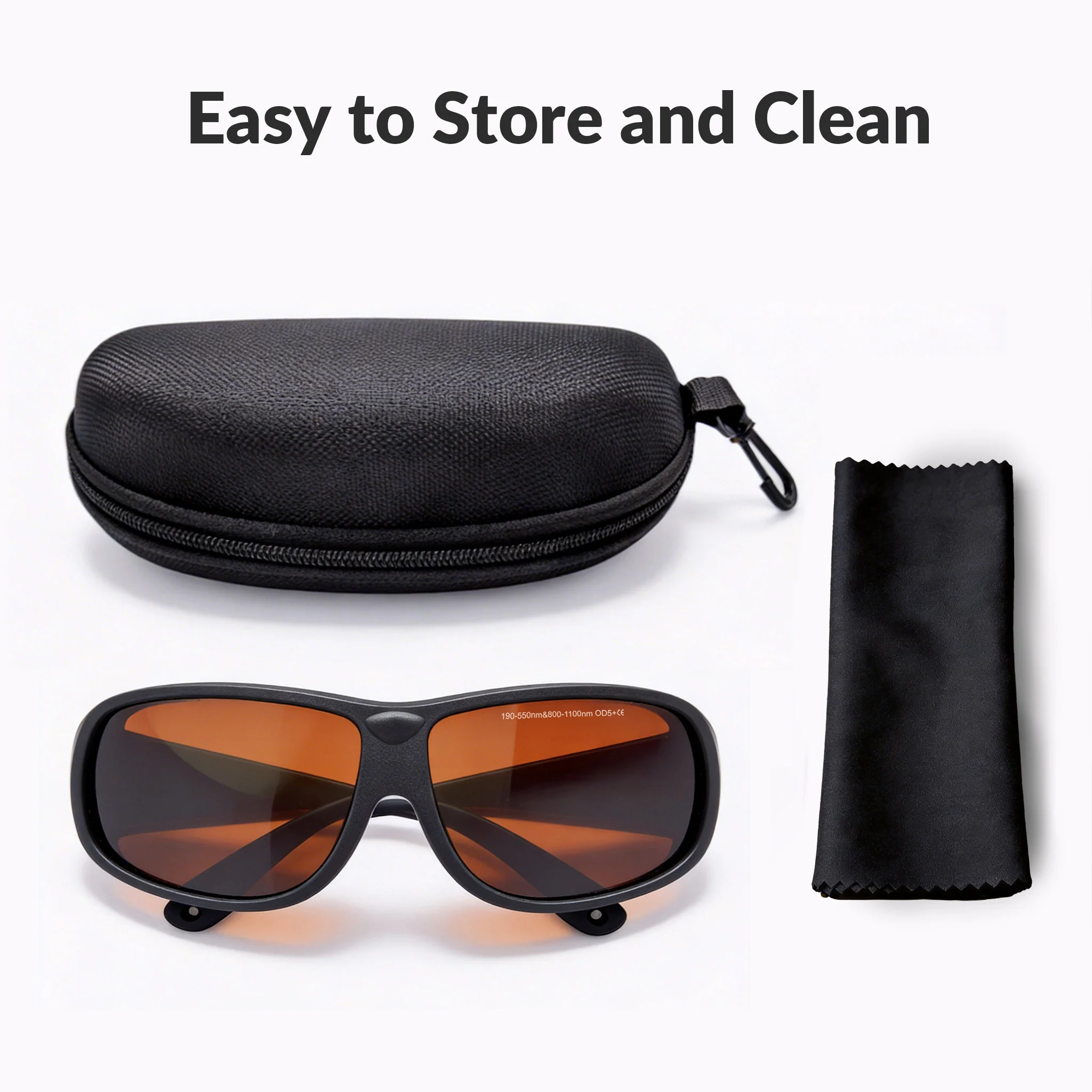 190-550nm & 800-1100nm Laser Safety Goggles - Image 8
