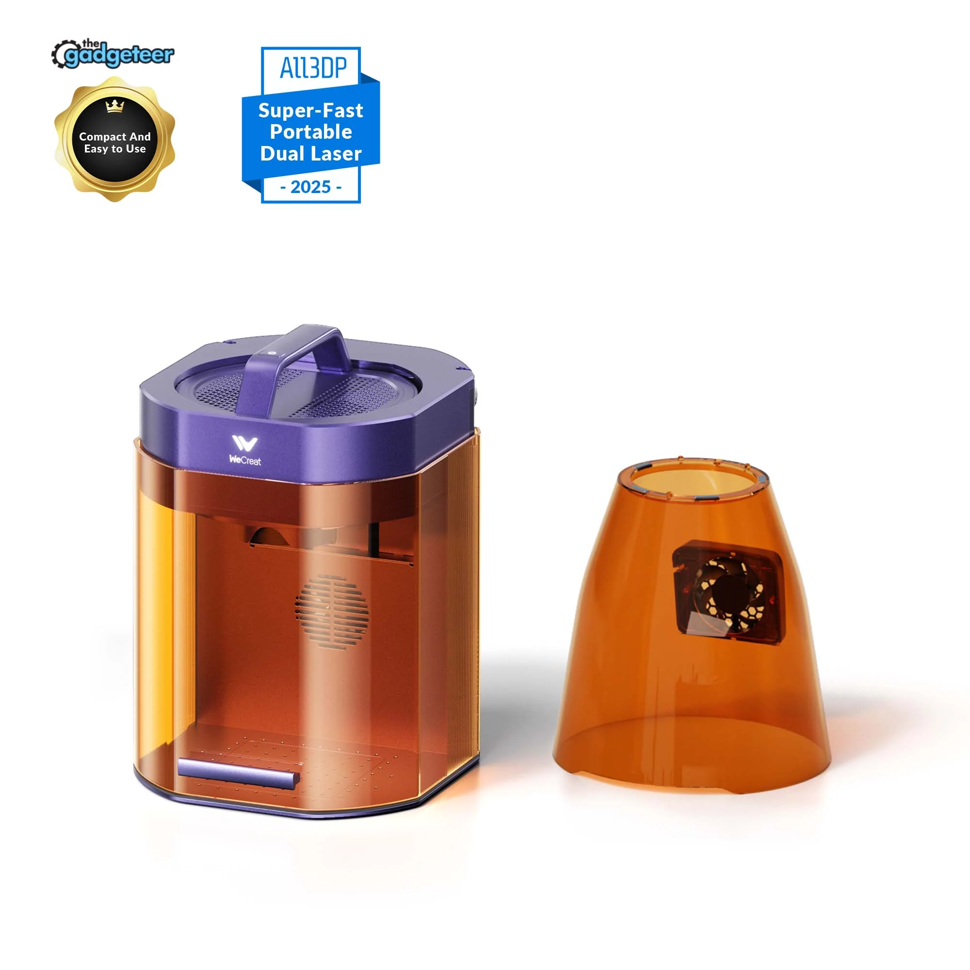 WeCreat Lumos 3W IR & 10W Diode Portable Laser Engraver - Image 10