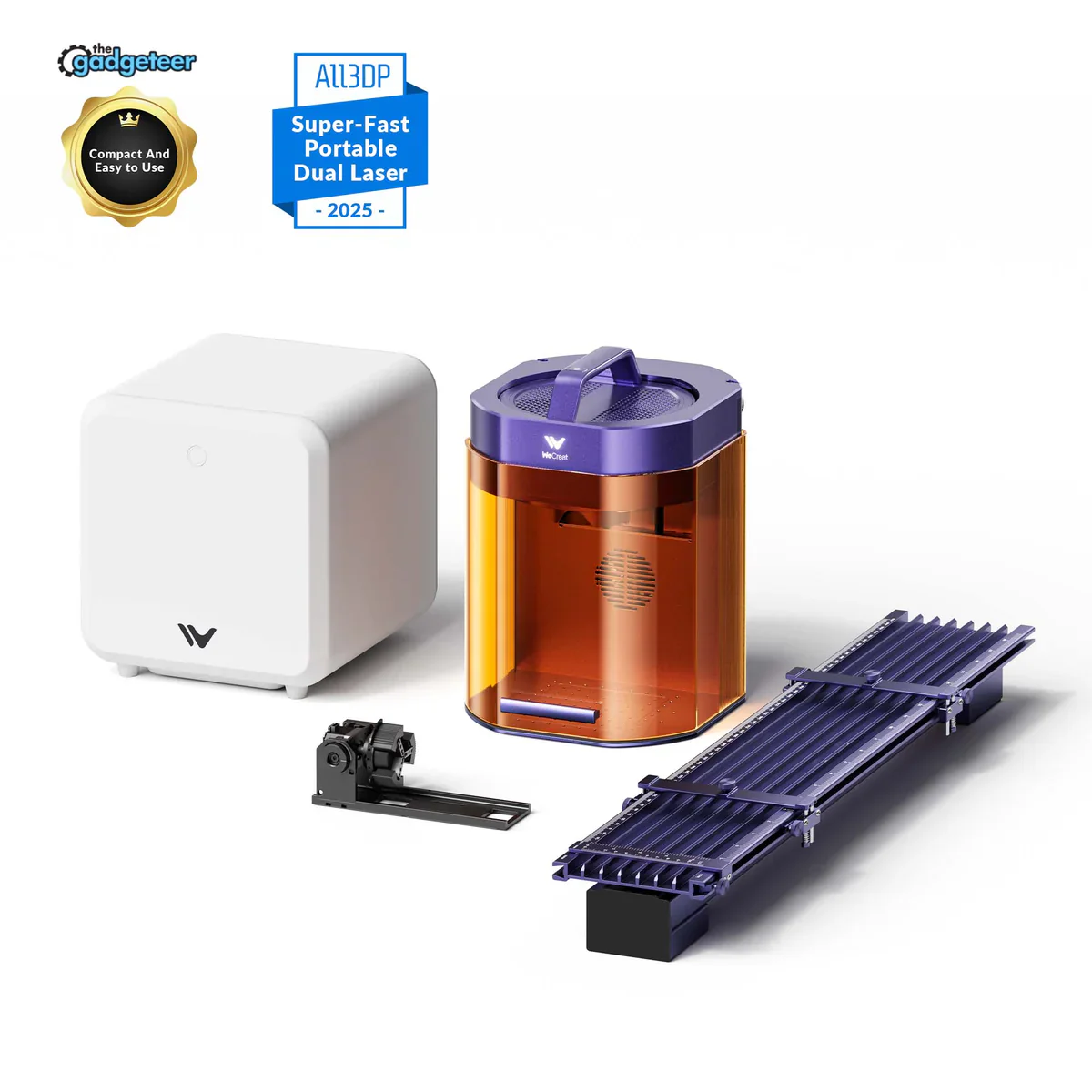 WeCreat Lumos 3W IR & 10W Diode Portable Laser Engraver - Image 4