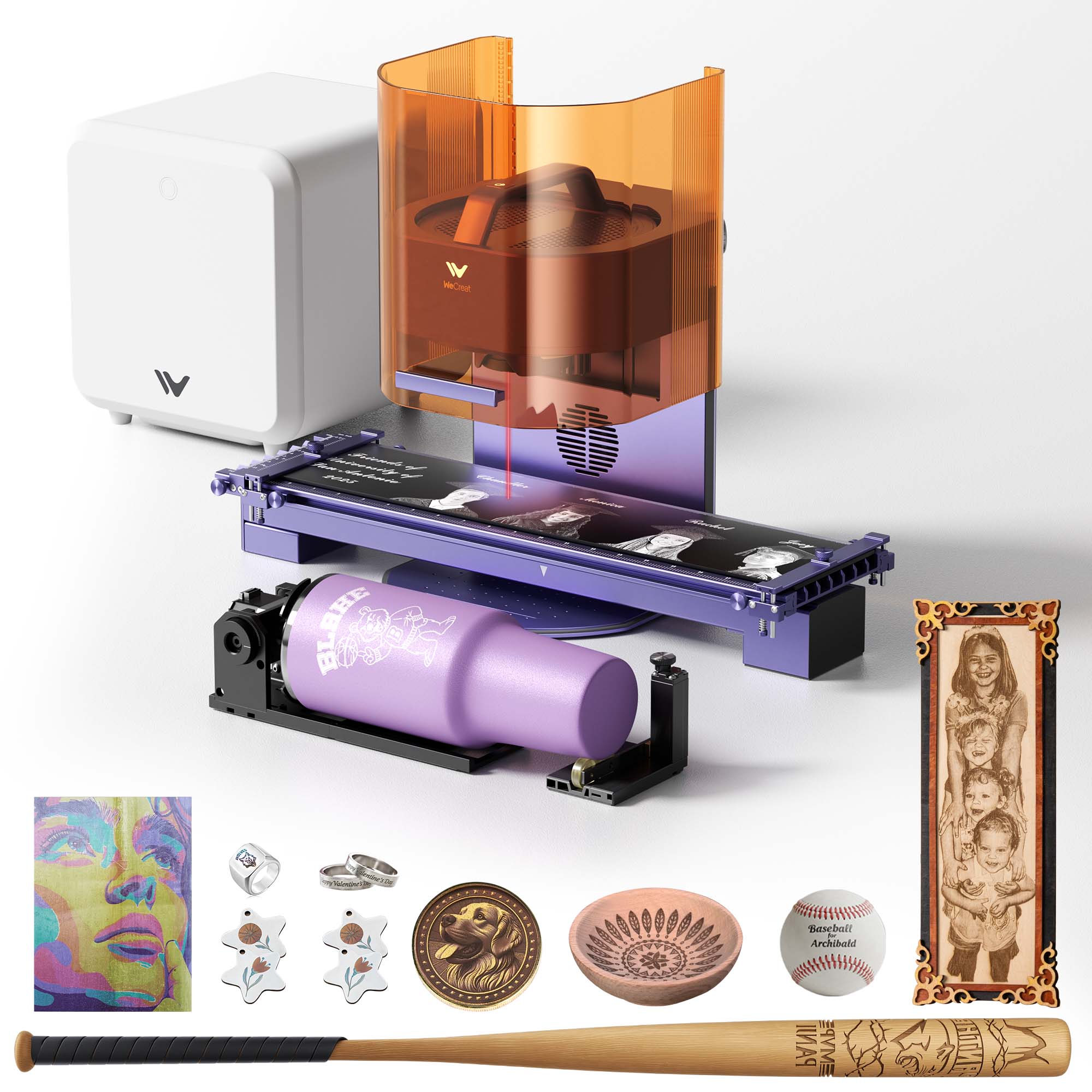 WeCreat Lumos 3W IR & 10W Diode Portable Laser Engraver - Image 8