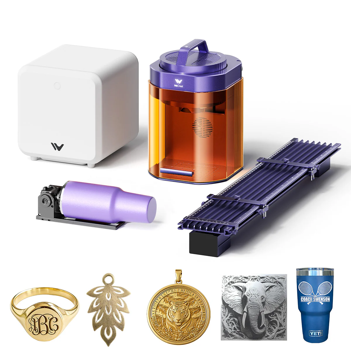 WeCreat Lumos Flex 15W Fiber & Diode Dual Laser Engraver - Image 16