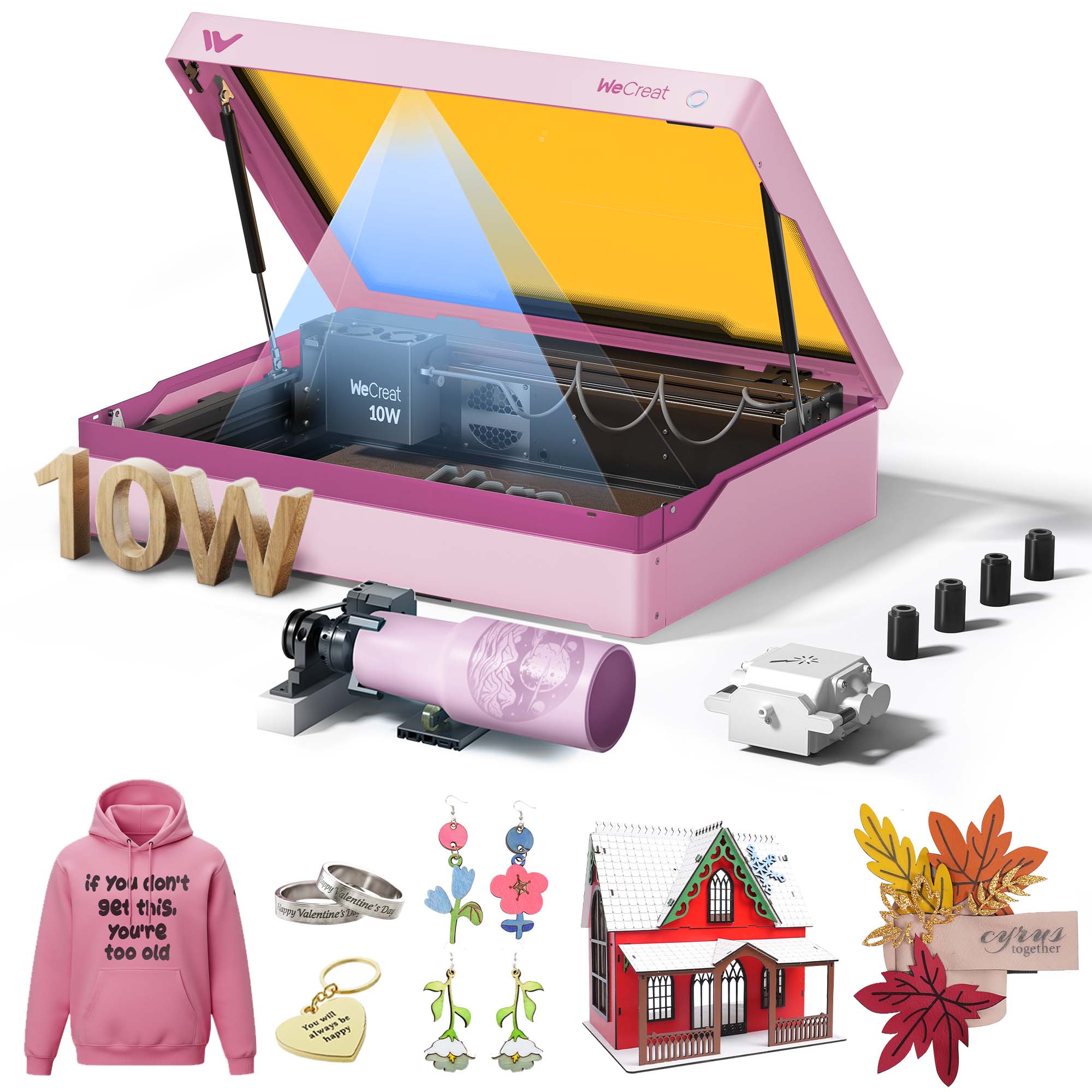 WeCreat Vista FlipLaser Engraver and Cutter - Image 11